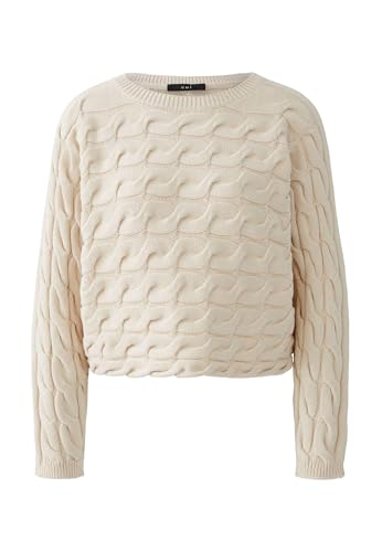 Oui Damen Pullover SIRAH boxy geschnitten Uni von Oui
