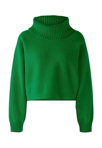 Oui Damen Pullover Wollmischung Boxy geschnitten Uni Freizeit Rollkragen Rollkragen Wollmischung von Oui