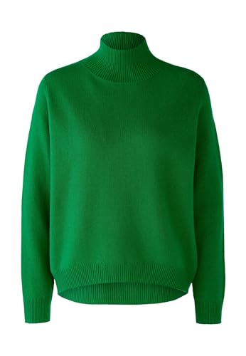 Oui Damen Pullover Wollmischung lässig geschnitten Uni Freizeit Rundhals Stehkragen Wollmischung von Oui