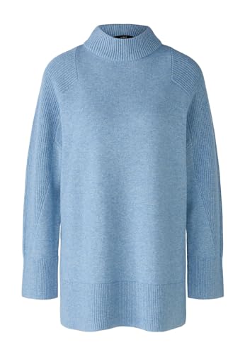 Oui Damen Pullover Wollmischung mit Modal lässig geschnitten Uni Freizeit Rollkragen Stehkragen Wollmischung von Oui