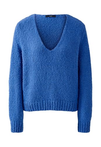 Oui Damen Pullover lässig geschnitten Uni von Oui