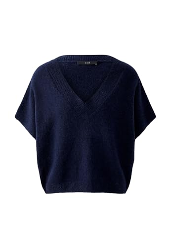 Oui Damen Pullover oversized geschnitten Uni von Oui
