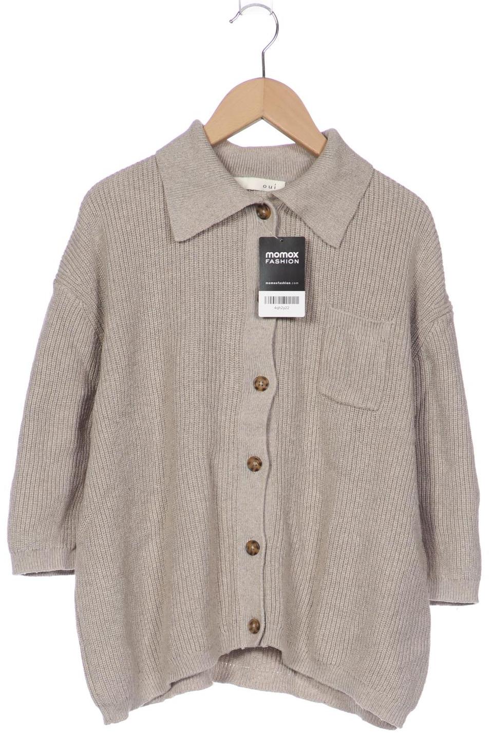 Oui Damen Strickjacke, beige von Oui