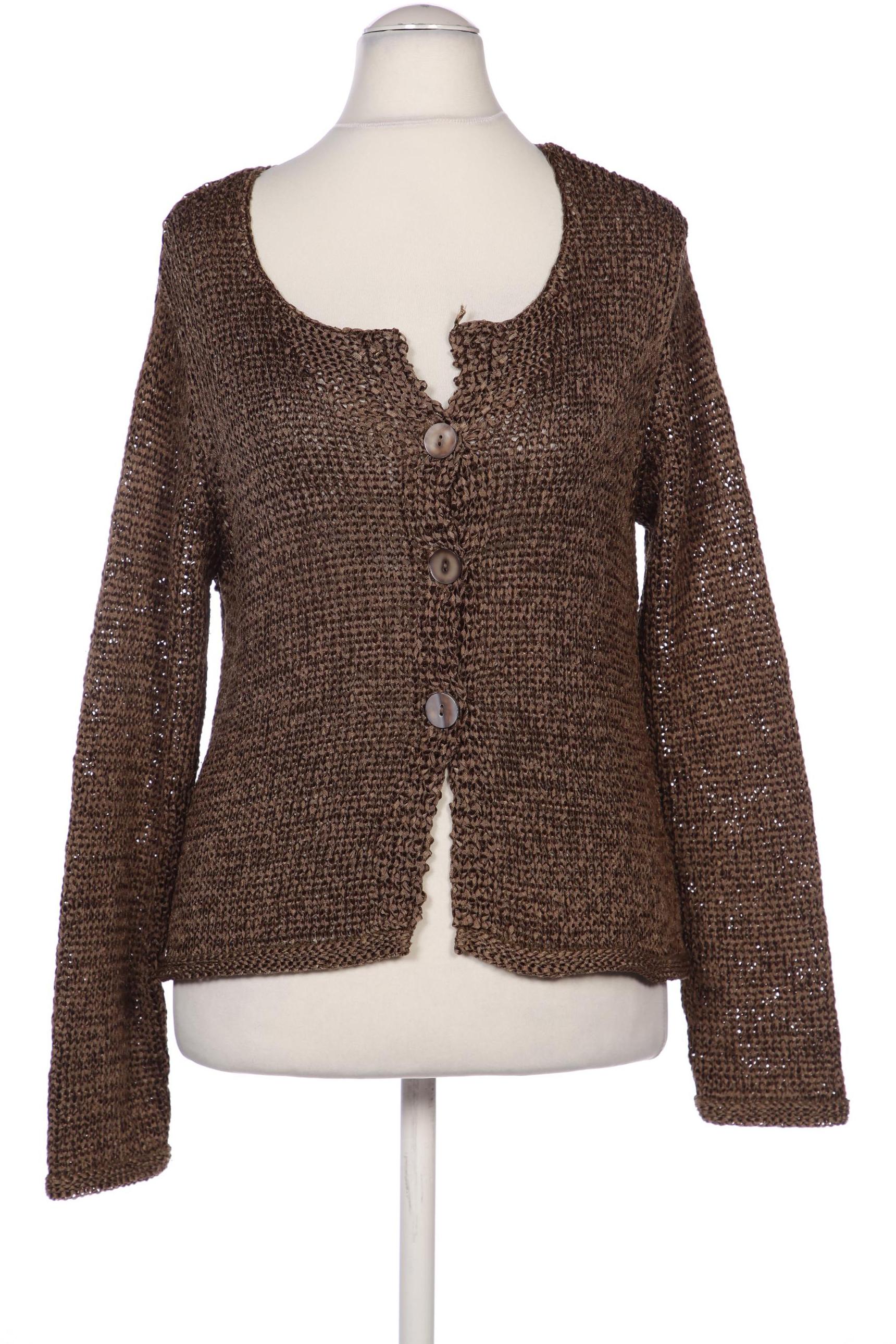 Oui Damen Strickjacke, braun von Oui