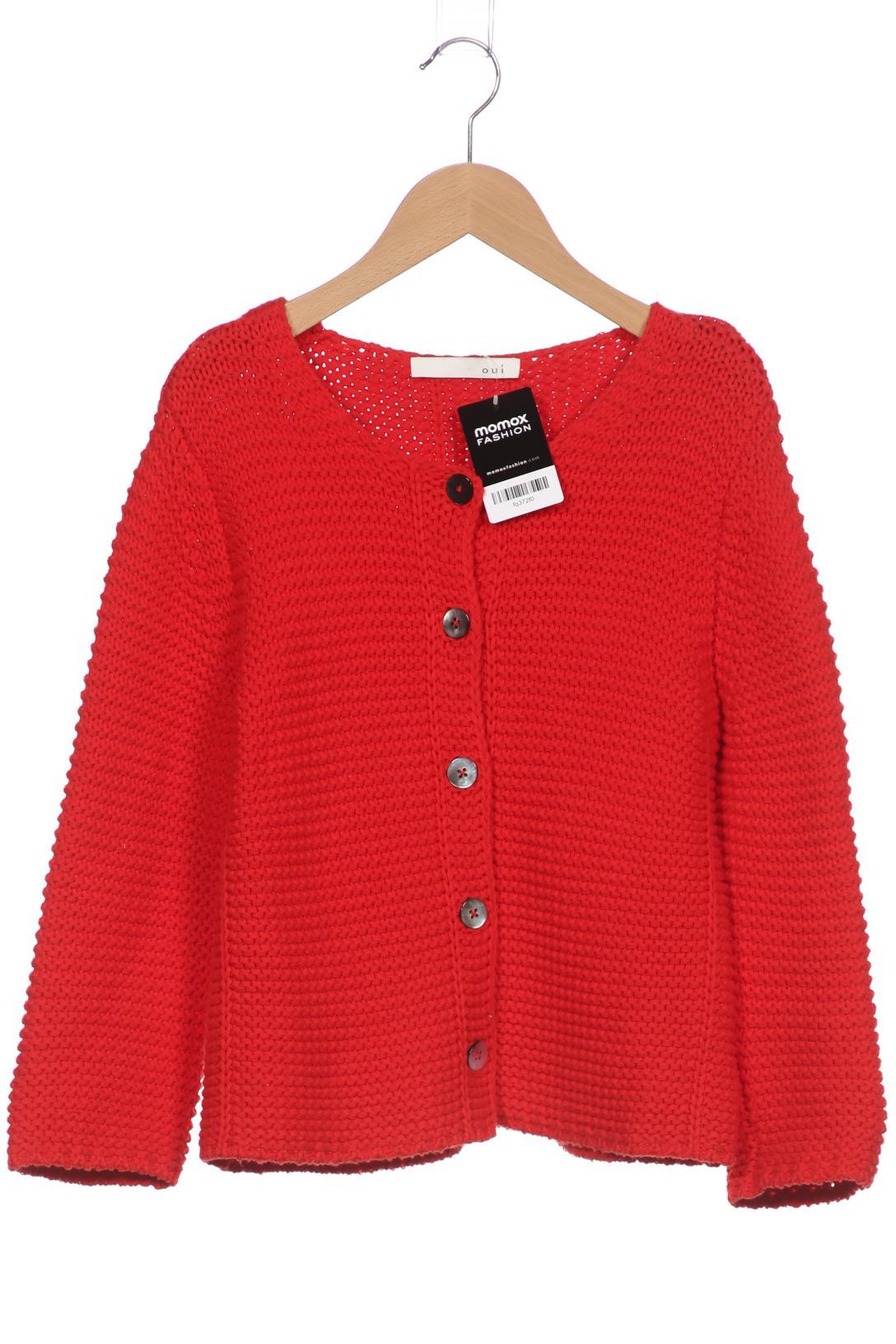 Oui Damen Strickjacke, rot von Oui