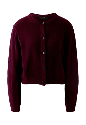 Oui Damen Strickjacke ILAYA lässig geschnitten Uni von Oui