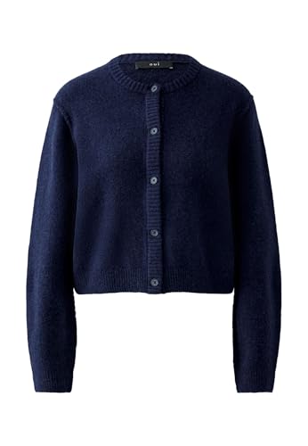 Oui Damen Strickjacke ILAYA lässig geschnitten Uni von Oui