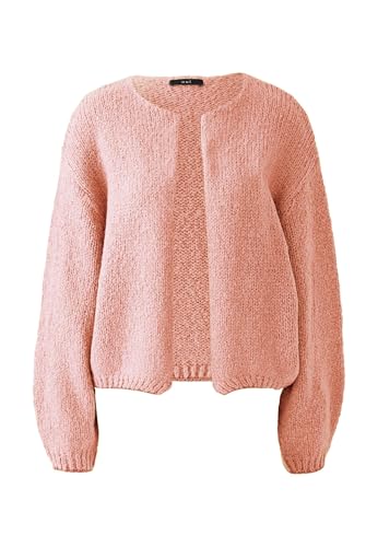 Oui Damen Strickjacke mit Wolle und Mohair oversized geschnitten Uni von Oui