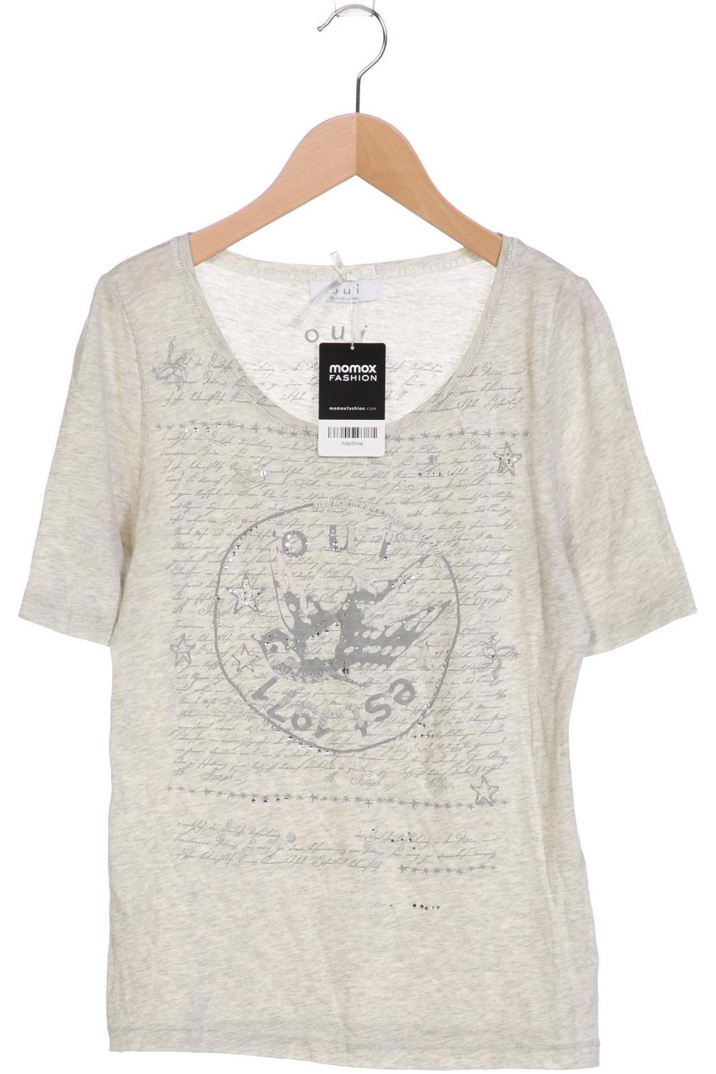 Oui Damen T-Shirt, grau von Oui