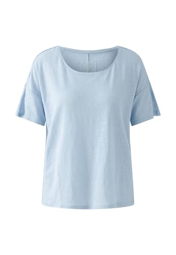 Oui Damen T-Shirt Leinenjersey Oversized geschnitten Uni von Oui