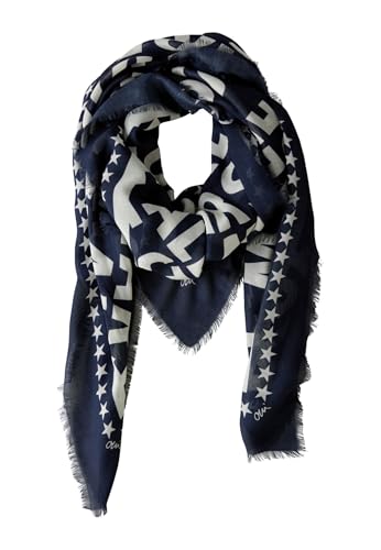 Oui Damen Tuch Viskose lässig geschnitten Alloverprint von Oui