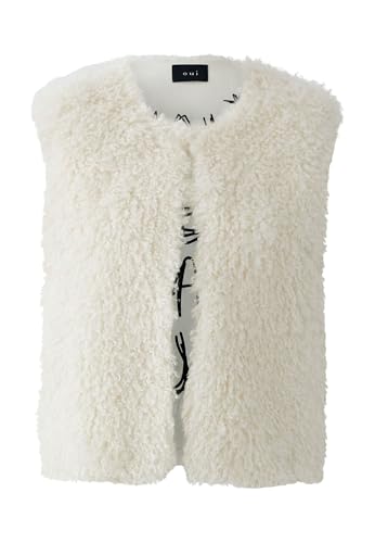 Oui Damen Weste gerade geschnitten Uni von Oui