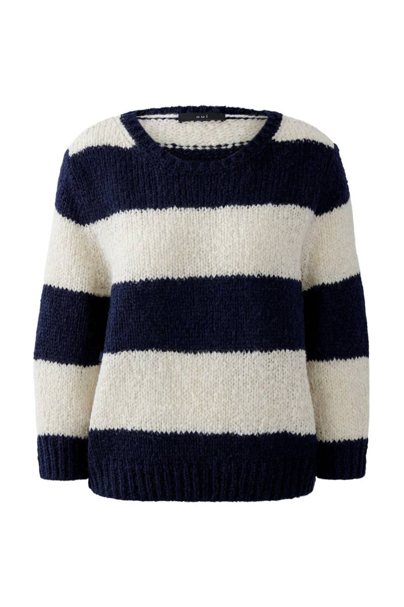 Oui - ESMY Pullover dk blue stone - Gr. - 42 von Oui