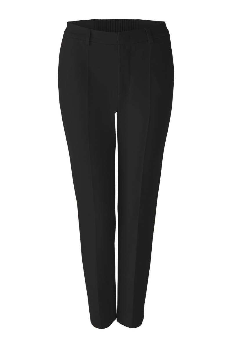 Oui - FEYLIA Jerseyhose Slim Fit, cropped black - Gr. - 42 von Oui