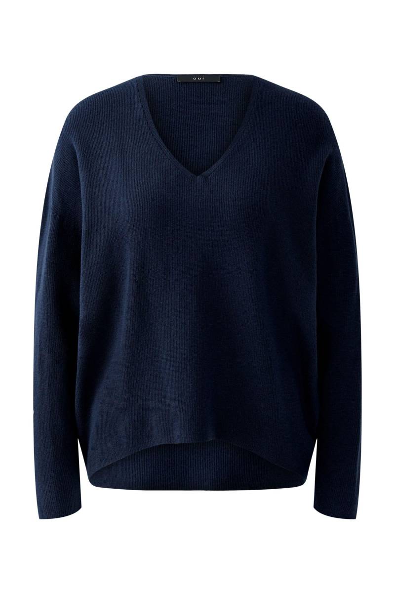 Oui - FREYJA Pullover darkblue - Gr. - 44 von Oui