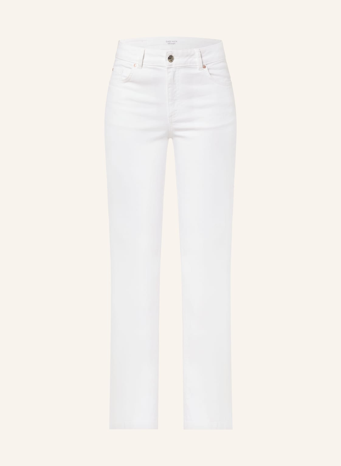 Oui Flared Jeans weiss von Oui