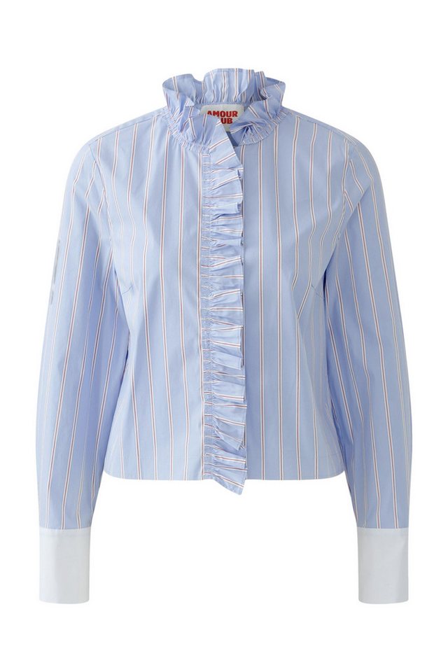 Oui Hemdbluse Bluse lt blue rose von Oui