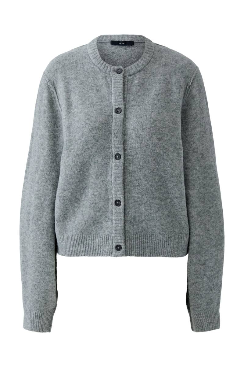 Oui - ILAYA Strickjacke graphite - Gr. - 40 von Oui