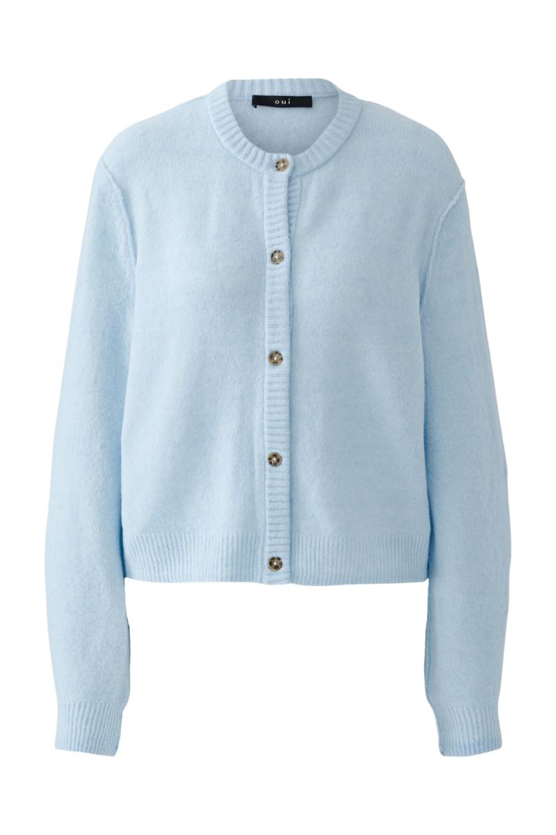 Oui - ILAYA Strickjacke light blue - Gr. - 36 von Oui