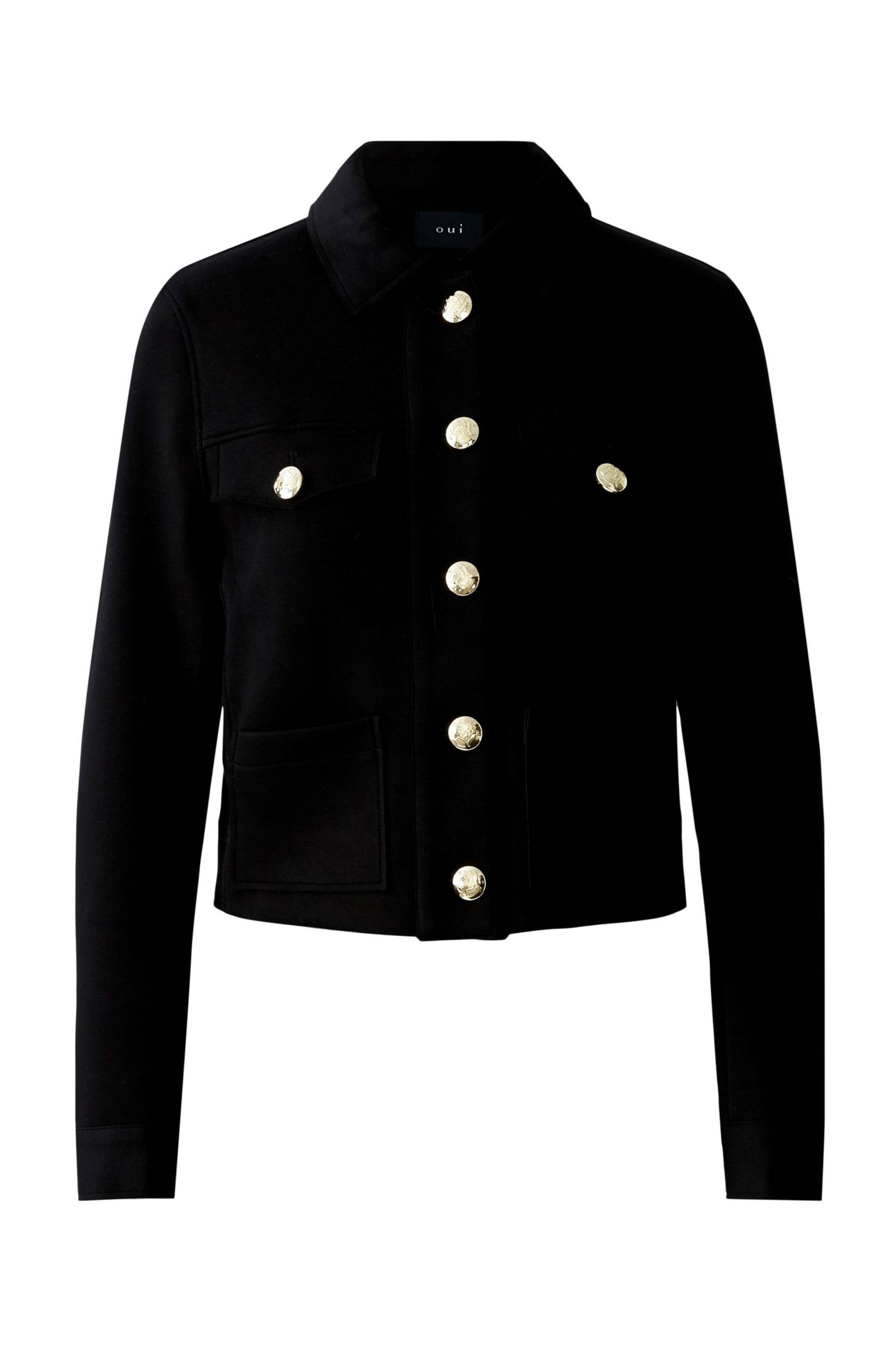 Oui - Jacke Scuba Qualität black - Gr. - 36 von Oui