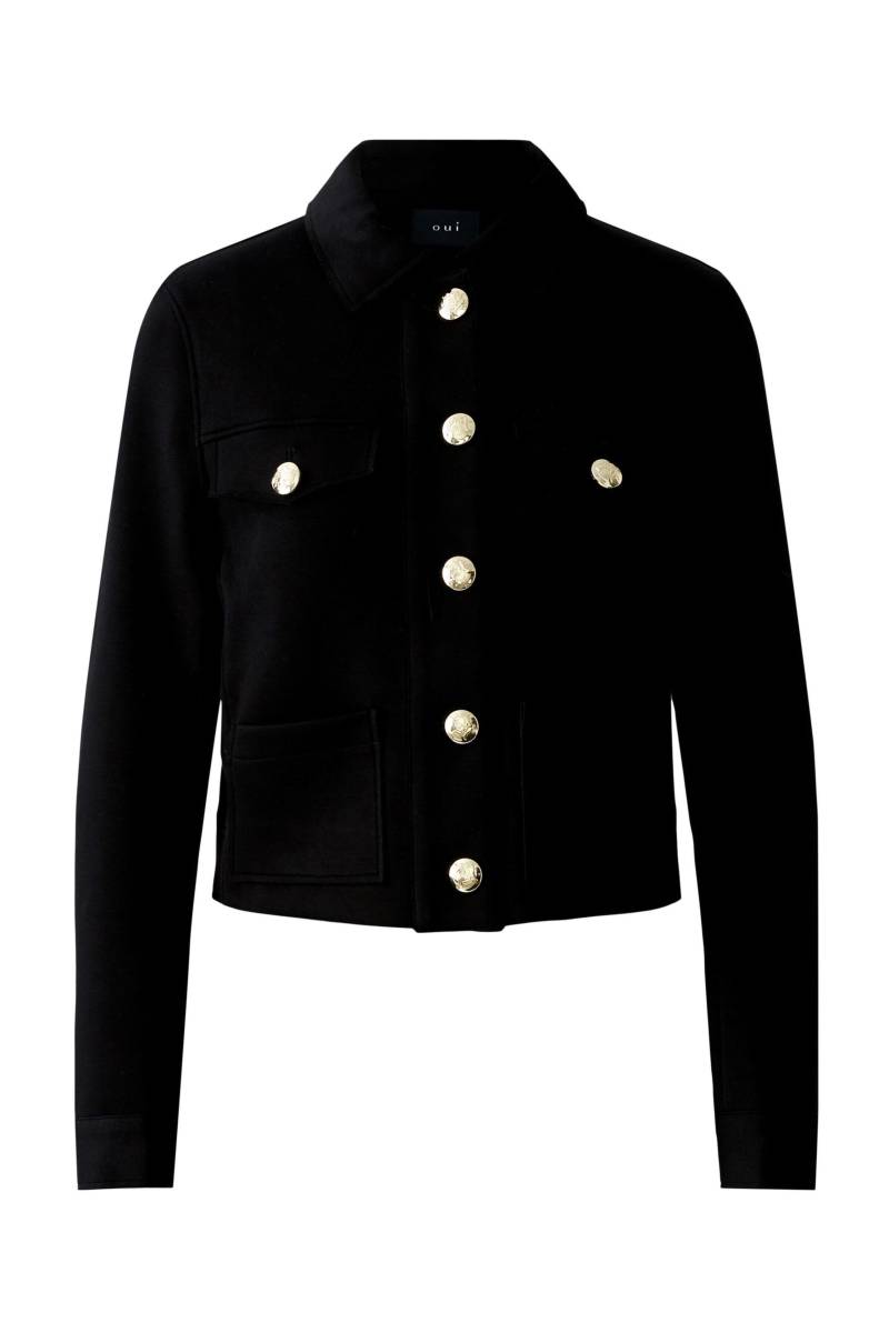 Oui - Jacke Scuba Qualität black - Gr. - 36 von Oui