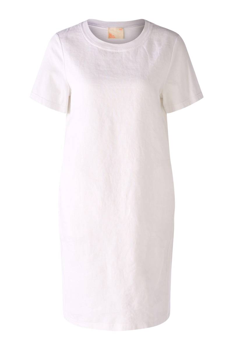 Oui - Kleid Leinen-Baumwollpatch optic white - Gr. - 42 von Oui