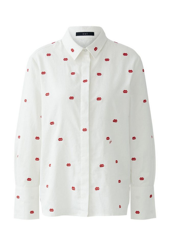 Oui Langarmbluse Bluse von Oui