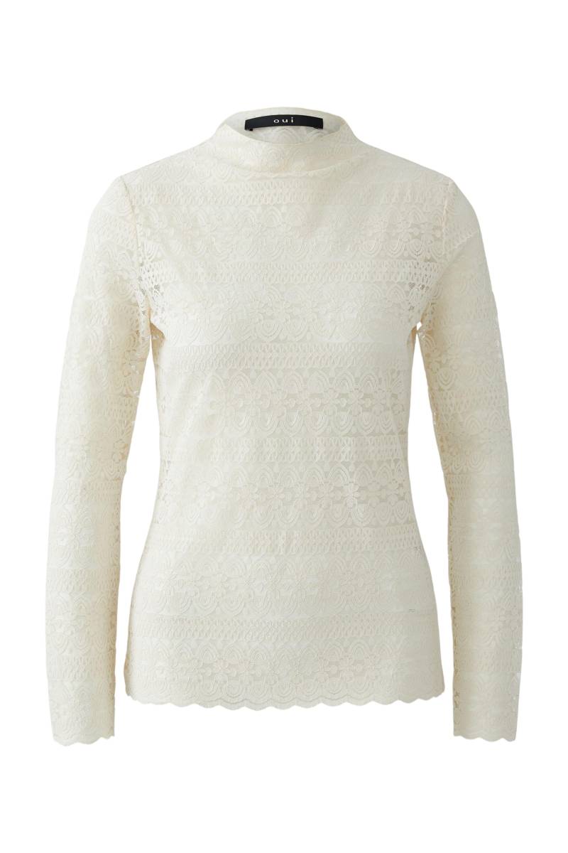 Oui - Langarmshirt whitecap gray - Gr. - 38 von Oui