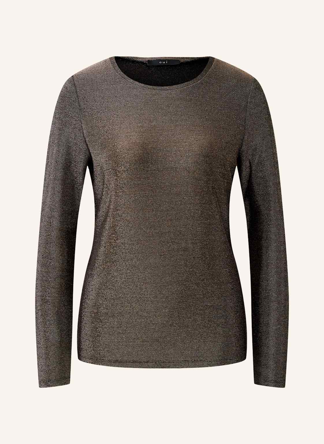 Oui Longsleeve grau von Oui