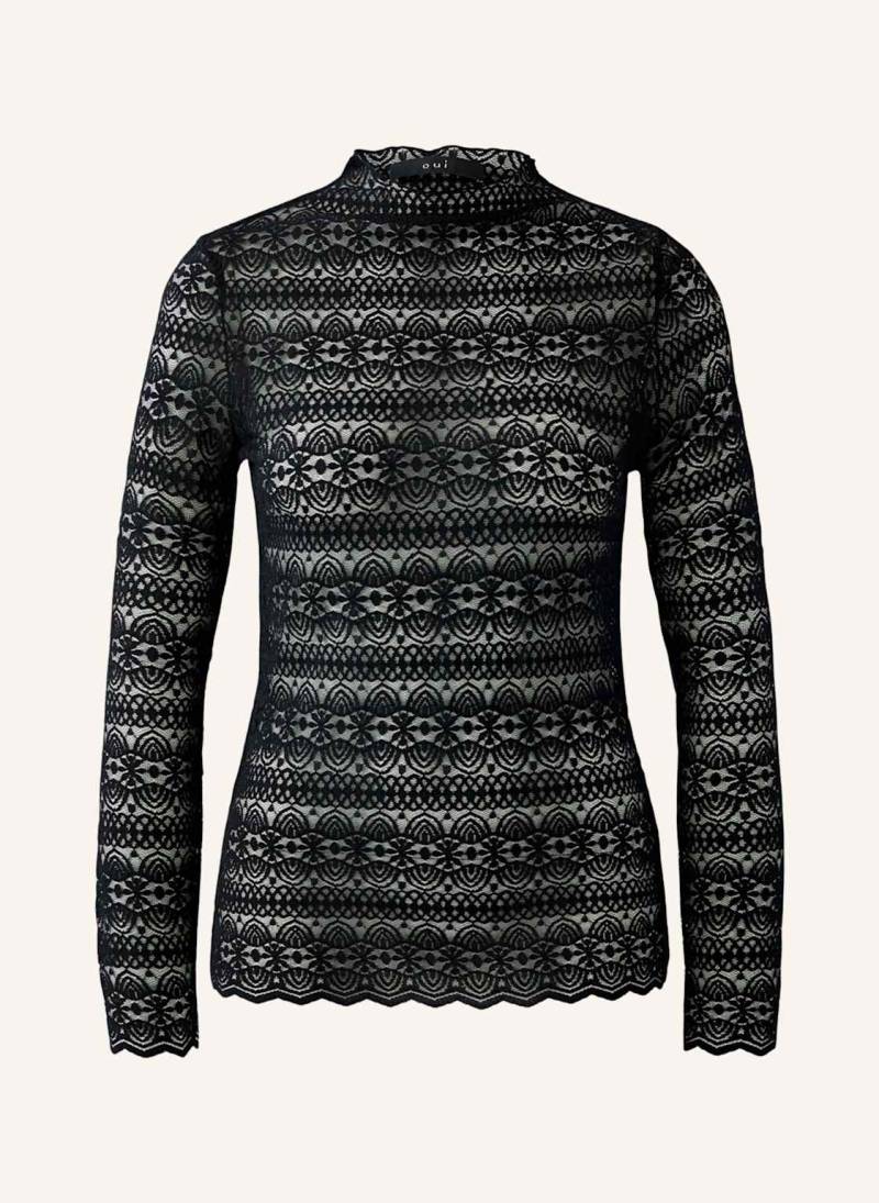 Oui Longsleeve schwarz von Oui