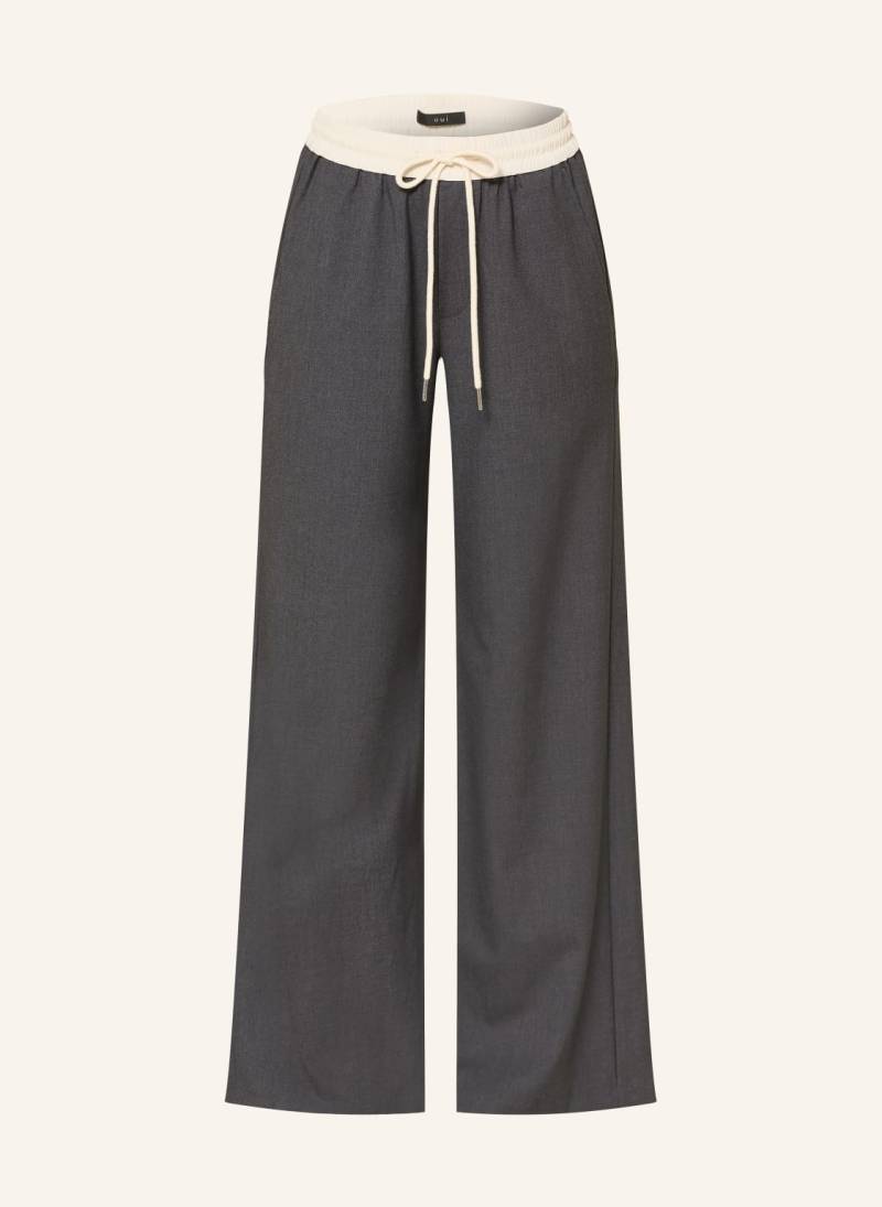 Oui Marlenehose grau von Oui