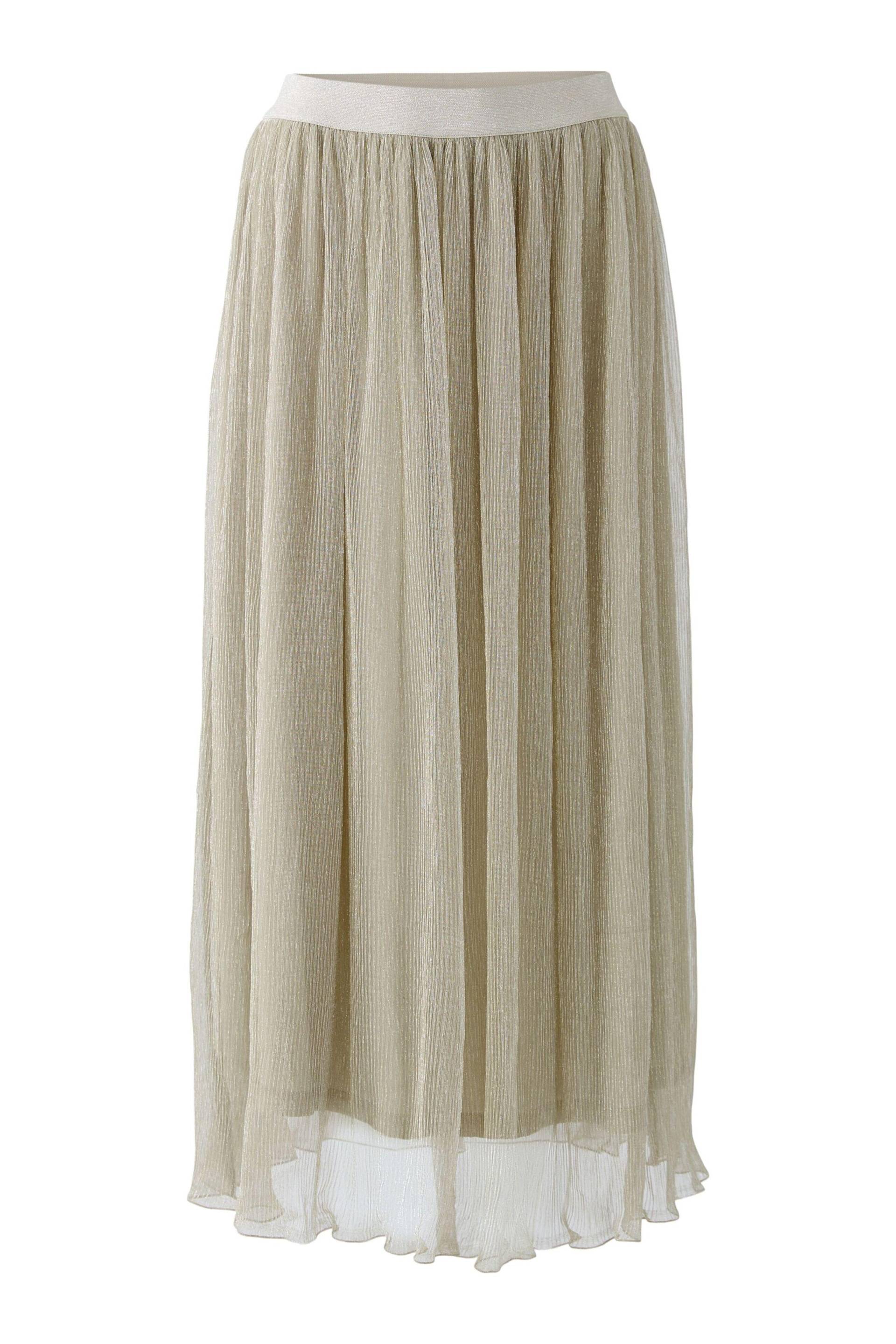 Oui - Maxirock Tüll mit Glanzgarn silver stone - Gr. - 40 von Oui