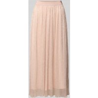 Oui Maxirock mit Strukturmuster in Rose, Größe 42 von Oui