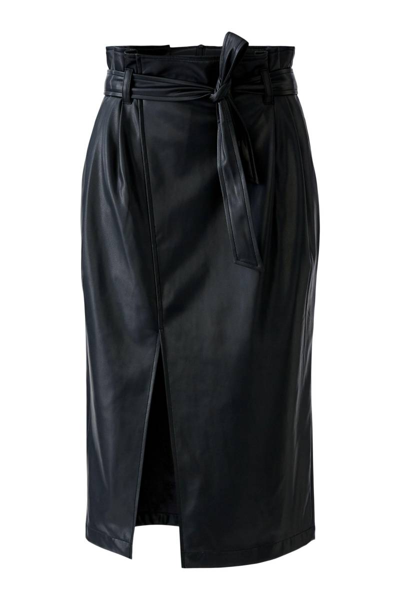 Oui - Midirock in Lederoptik black - Gr. - 42 von Oui