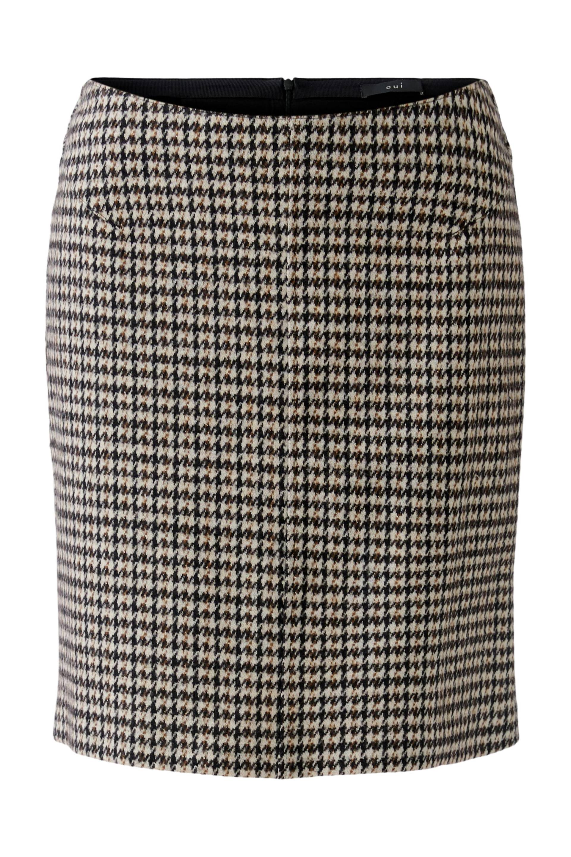 Oui - Minirock lt stone brown - Gr. - 36 von Oui