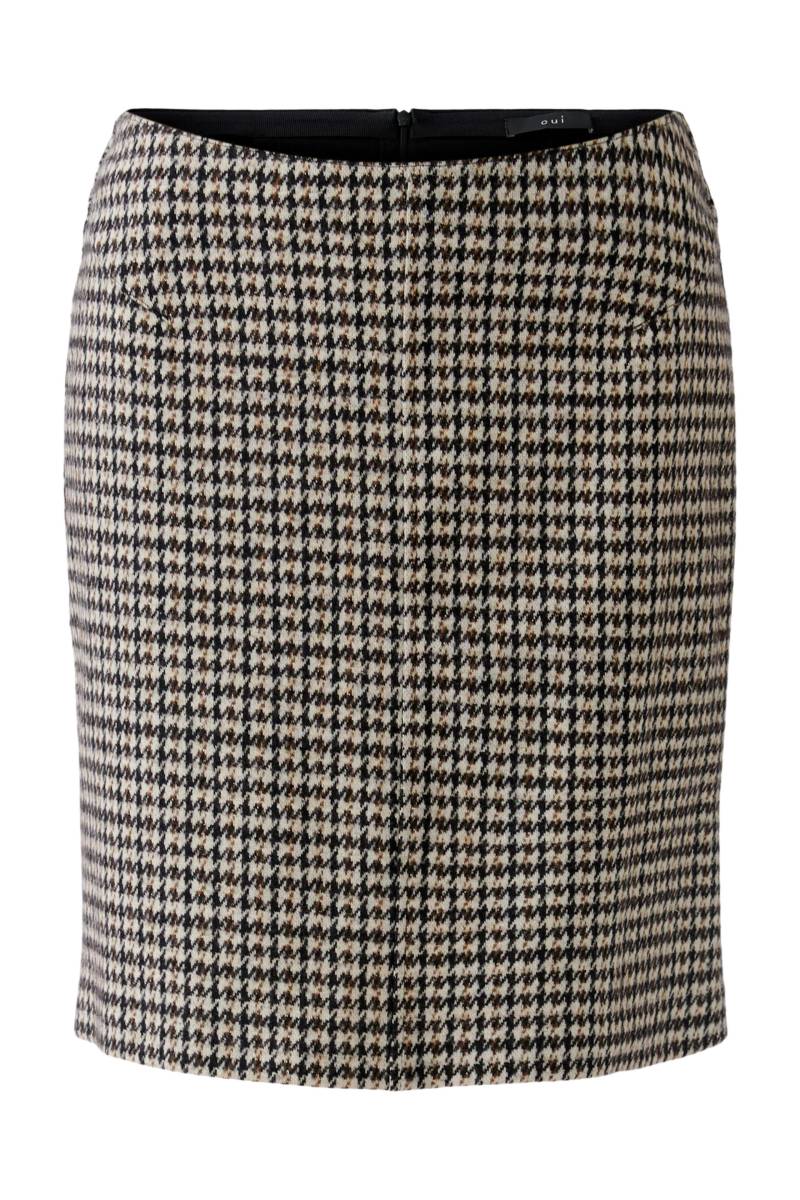 Oui - Minirock lt stone brown - Gr. - 36 von Oui