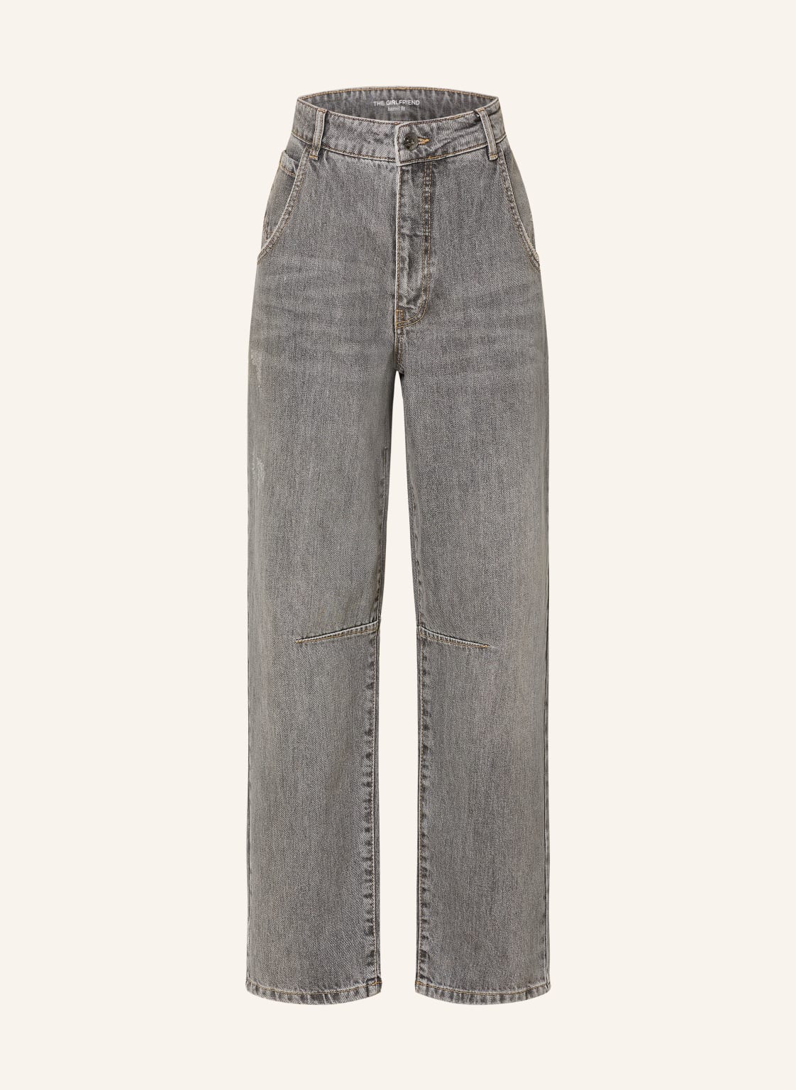 Oui Mom Jeans grau von Oui