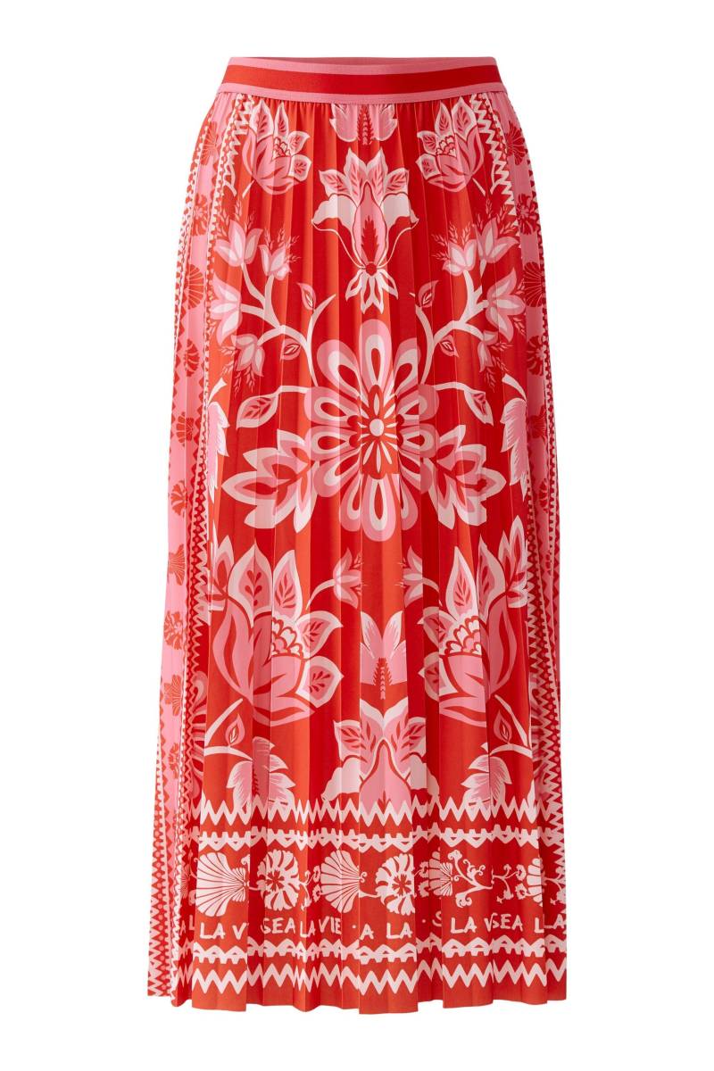 Oui - Plisseerock Silky Touch Qualität red rose - Gr. - 38 von Oui