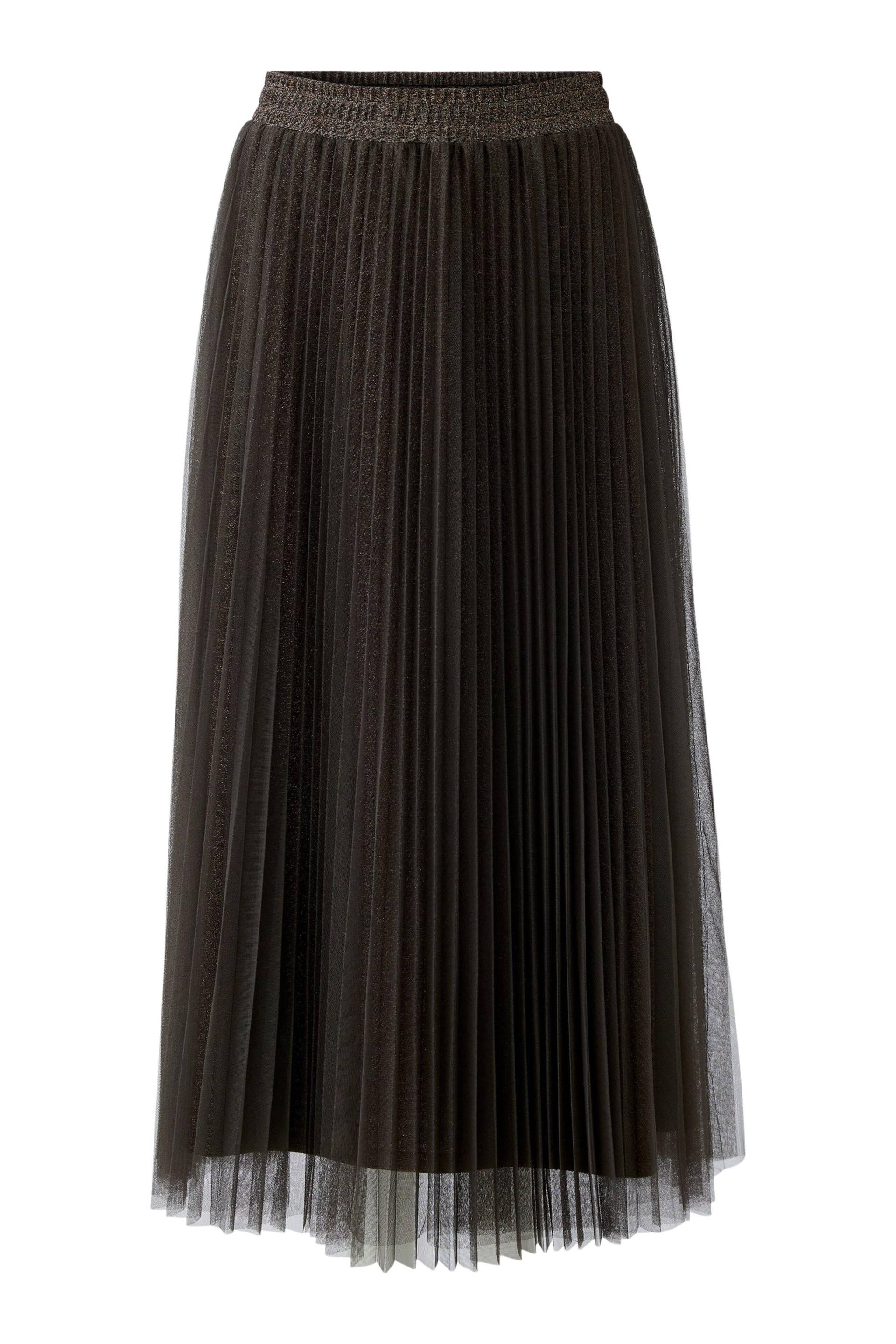 Oui - Plisseerock espresso - Gr. - 36 von Oui