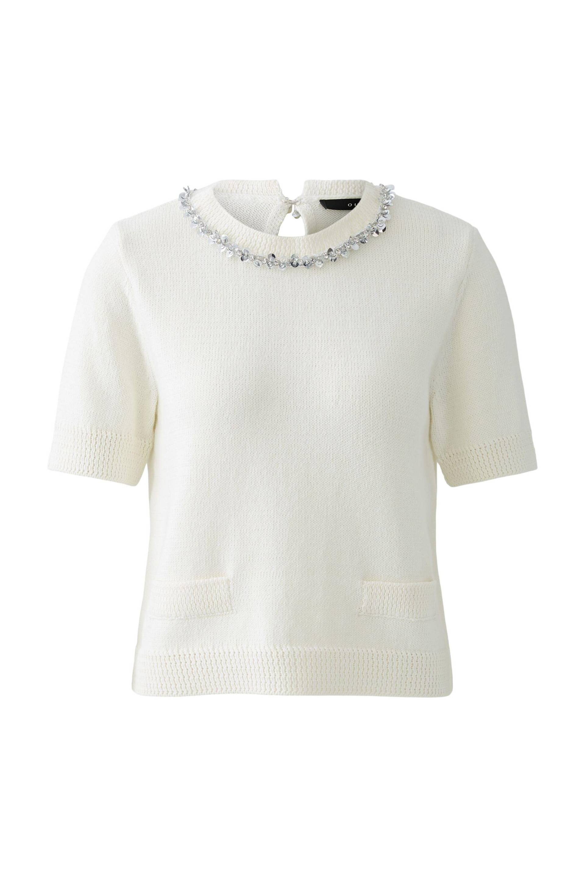 Oui - Pullover Baumwollmischung pristine - Gr. - 42 von Oui