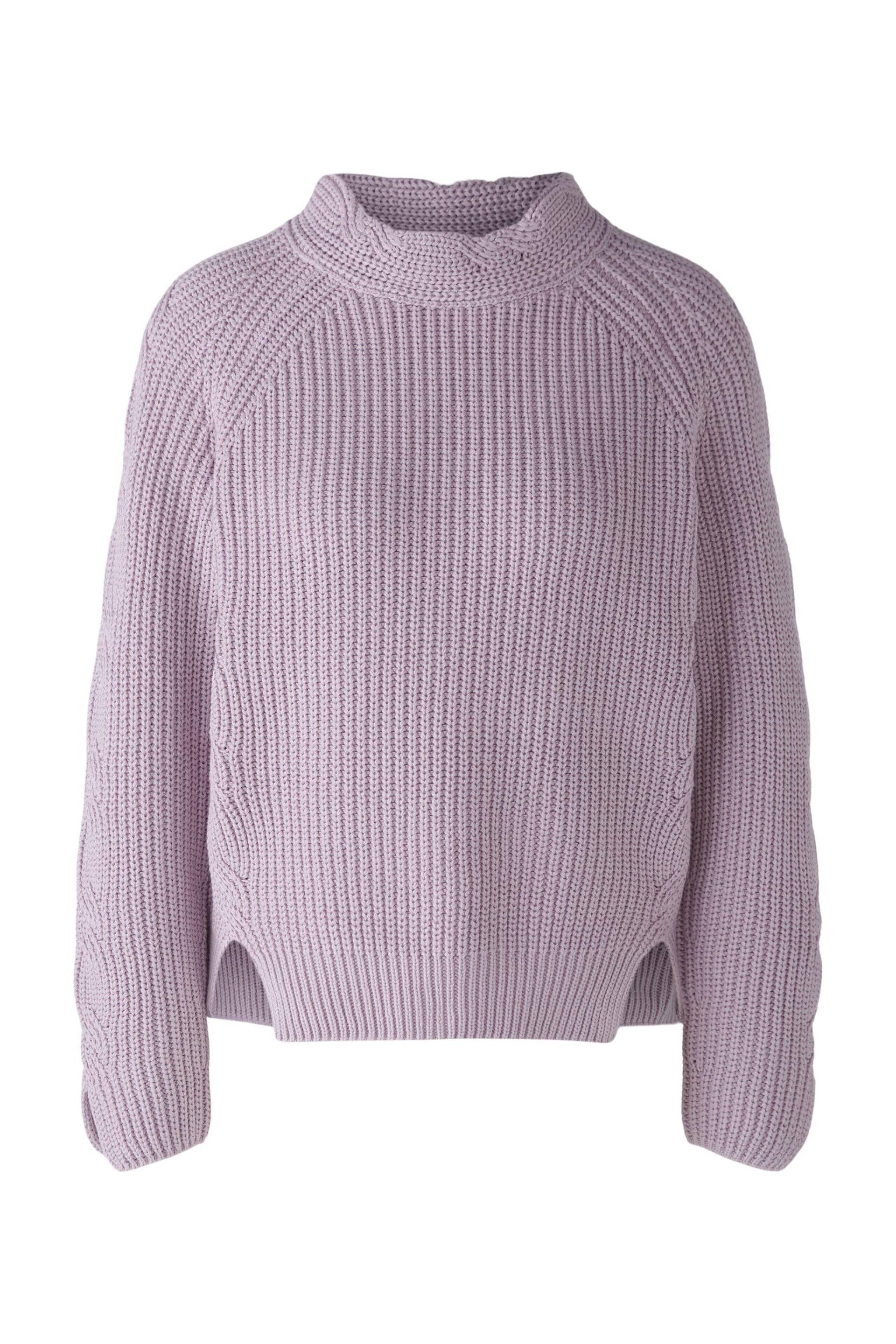 Oui - Pullover Baumwollmischung violett - Gr. - 38 von Oui
