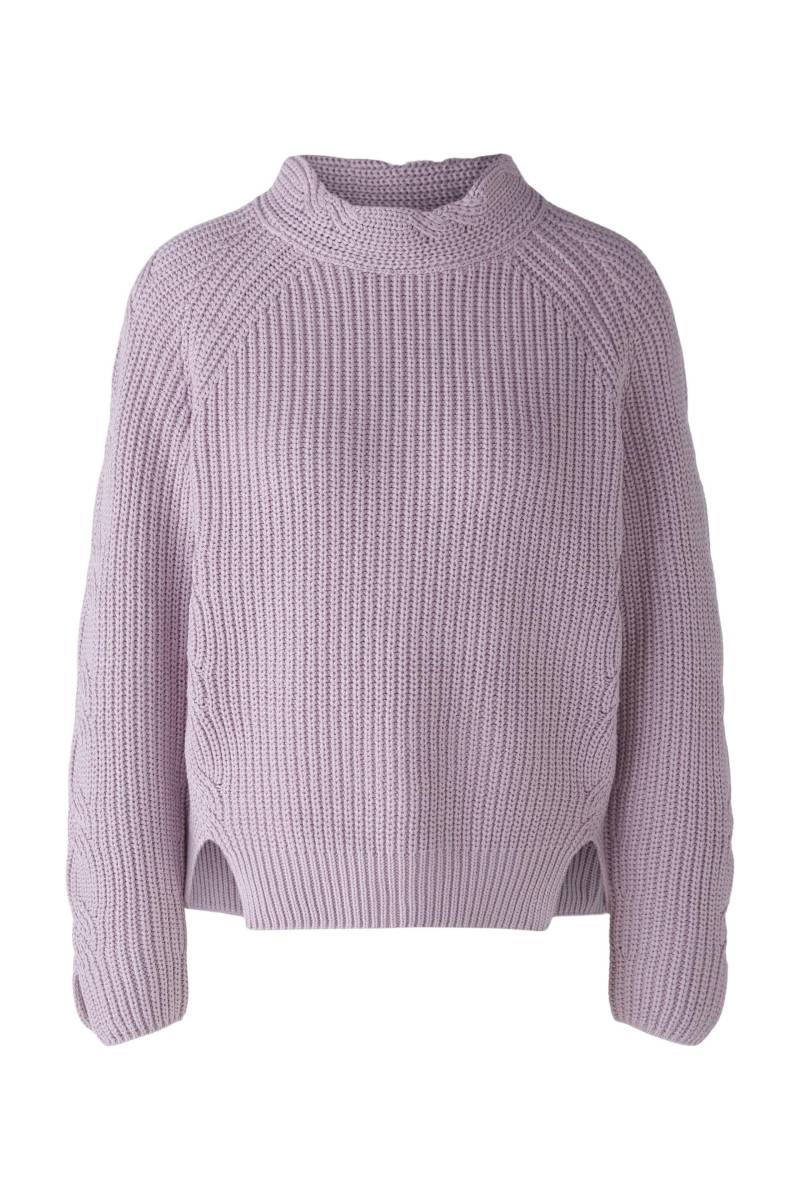 Oui - Pullover Baumwollmischung violett - Gr. - 44 von Oui