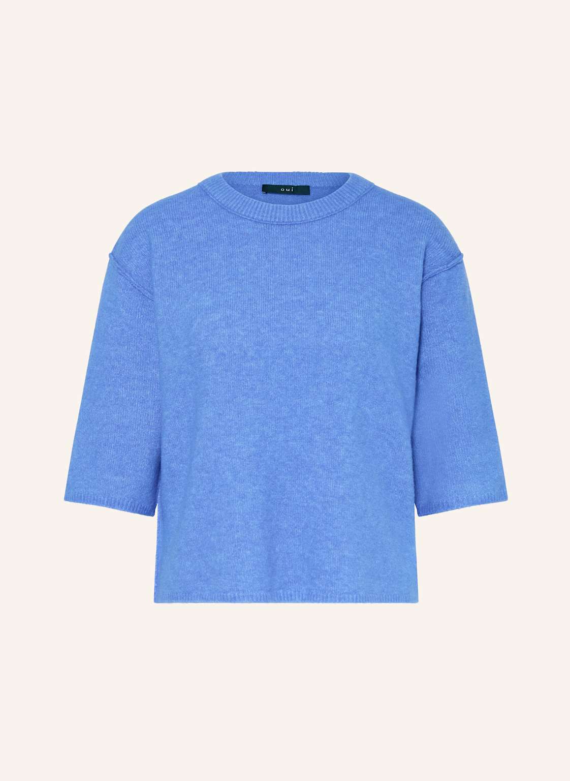 Oui Pullover Mit 3/4-Arm blau von Oui