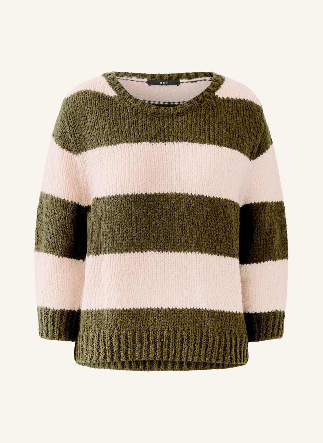 Oui Pullover Mit 3/4-Arm gruen von Oui