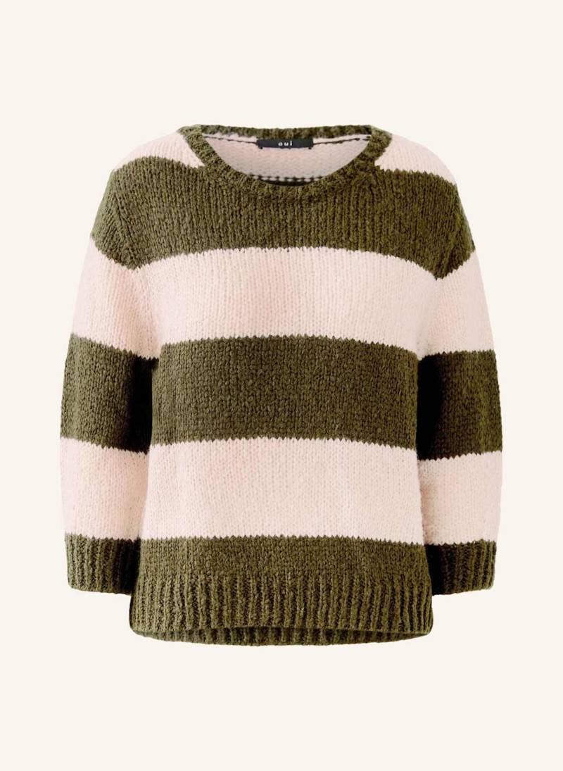 Oui Pullover Mit 3/4-Arm gruen von Oui