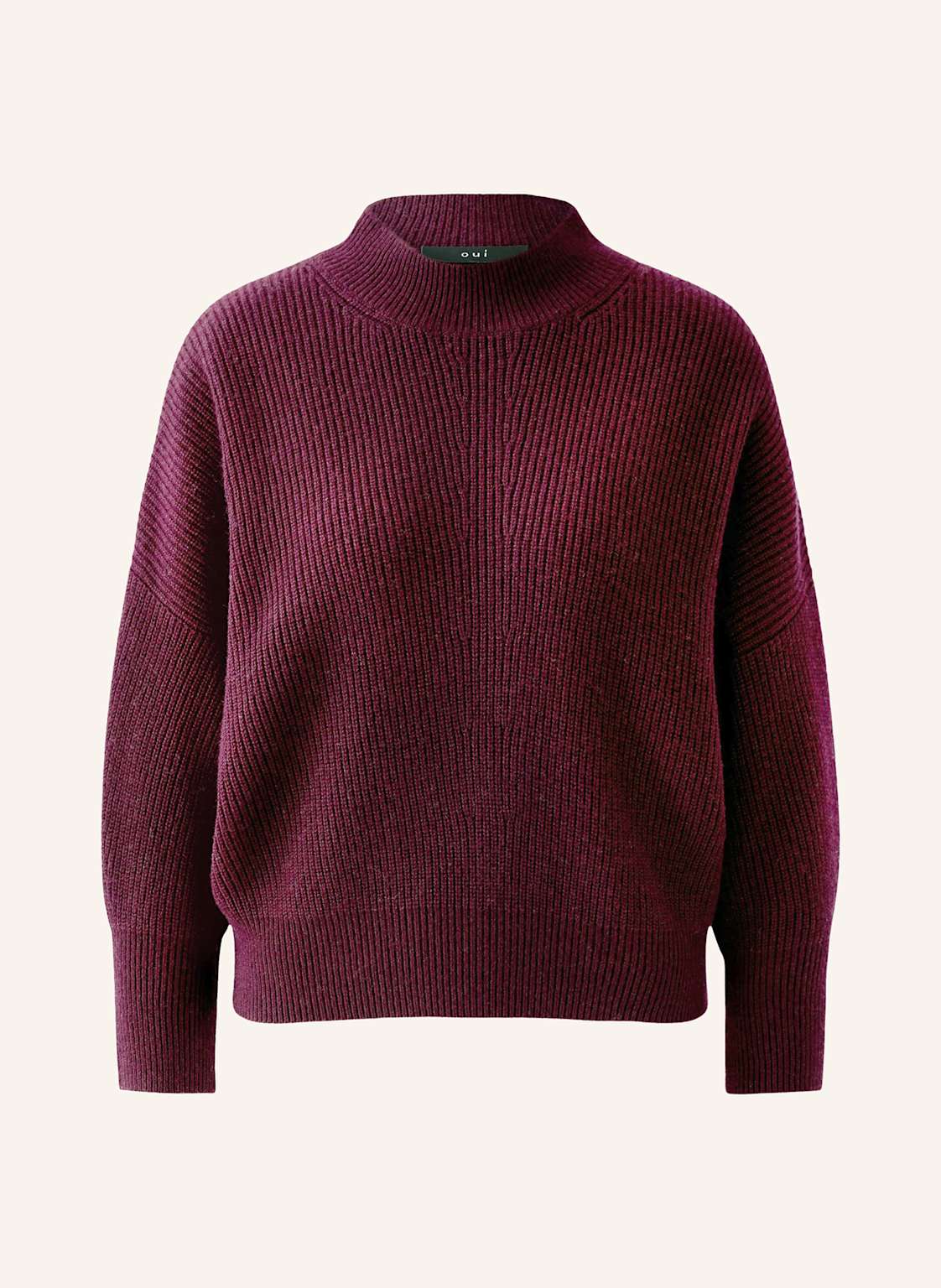 Oui Pullover Mit 3/4-Arm rot von Oui