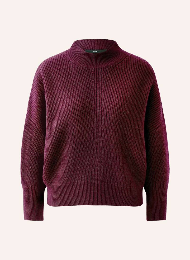 Oui Pullover Mit 3/4-Arm rot von Oui