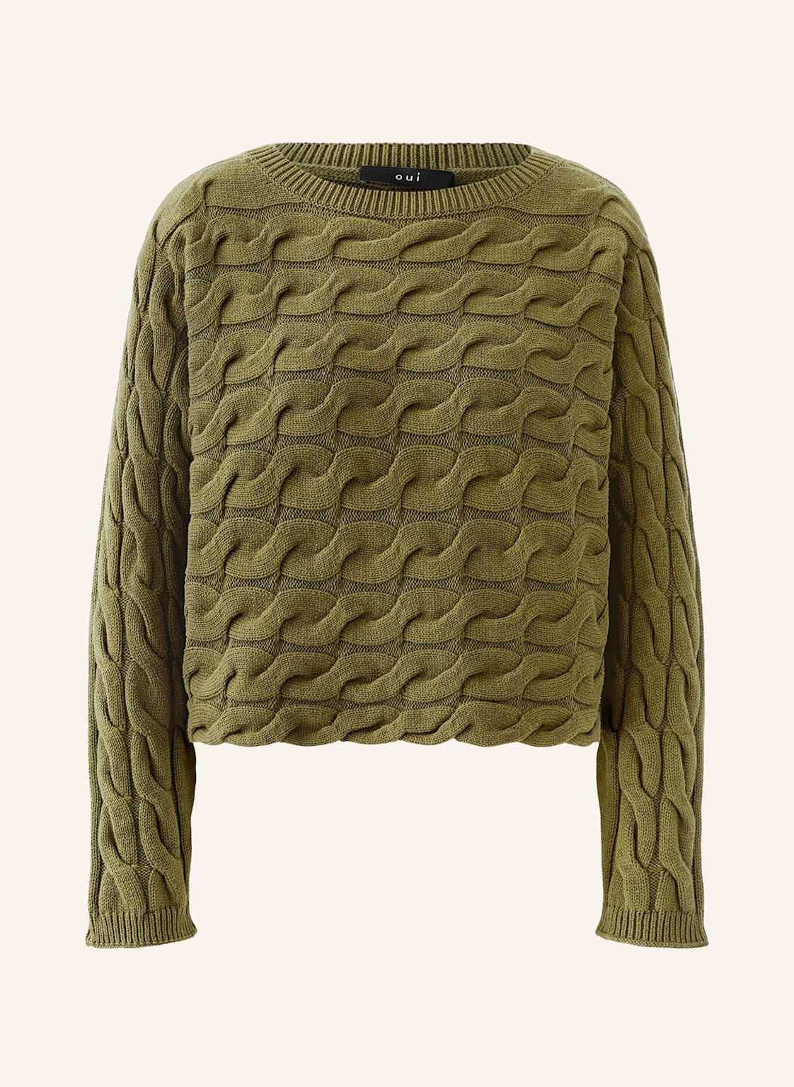 Oui Pullover Sirah gruen von Oui