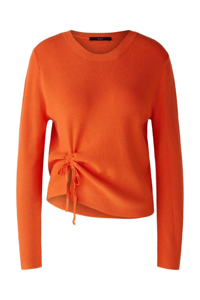 Oui - Pullover Viskosemischung cherry tomato - Gr. - 40 von Oui