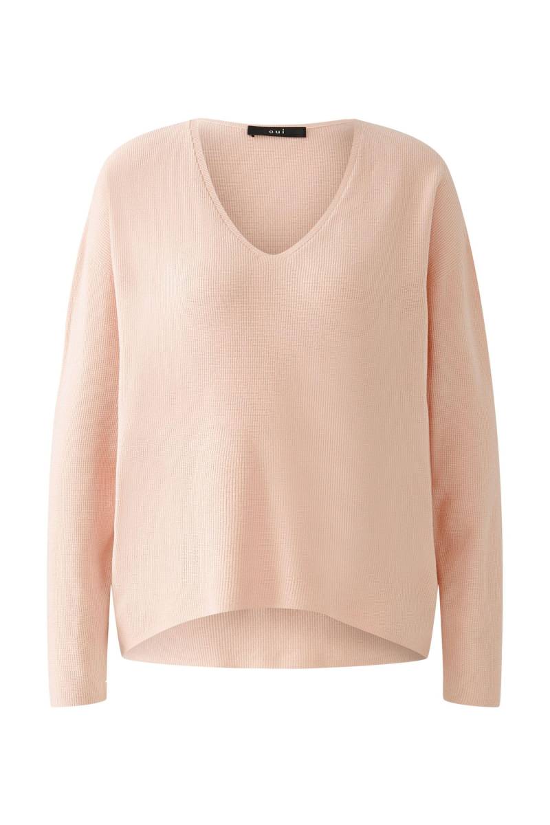 Oui - Pullover Viskosemischung peach whip - Gr. - 42 von Oui